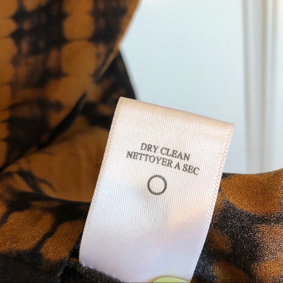 ALC 100% silk black & copper top size 2 - Picture 8 of 8